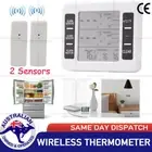 Wireless Fridge Thermometer Digital Freezer Alarm Home Gauge Monitor Sensors AU