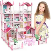 Gabby's Dollhouse, Purrfect Dollhouse with 2 Toy Figures, 8 Furniture Pieces