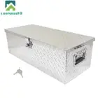 Universal Truck Bed Tool Box Trailer Storage Toolbox Black w/Lock 30"X13"X10"