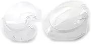 Labymos 1 Pa Headlight Cover Clear Lens Left & Right 1305630537 63127270023 Replacement for Mini Cooper Convertible 2014-2015/Cooper Hatchback 2007-2008