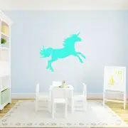 Unicorn Silhouette Wall Decal - Animal, Fairy Tale, Girls Room, Nursery, Sticker