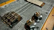 Buzz Box Touring with Road Case - Three String - Cigar Box Guitar