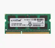 Crucial 4GB 2RX8 PC3L-12800S DDR3 1600Mhz Memory RAM SODIMM Laptop