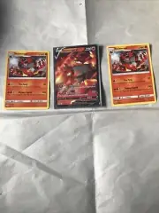 Rare Pokémon Incineroar V 008/073 + Incineroar 26/149 Rare X2 Mint