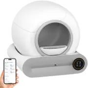 Advwin Automatic Cat Litter Box Self Cleaning WiFi APP Control, Odor-Removal Cat Toilet
