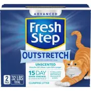 Outstretch Advanced Long Lasting Clumping Litter Simply Unscented, Activated ...