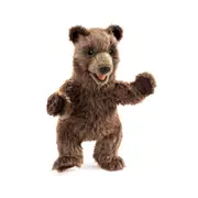Folkmanis Bear Cub Hand Puppet Kids/Children Animal Plush Toy Brown 3y+