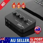 Portable Karaoke Microphone Mixer 3.5mm AUX BT Connection for TV/PC & Amplifier