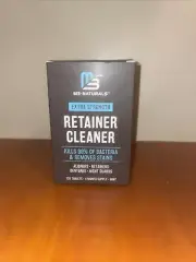 M3 Naturals Retainer and Denture Cleaner 120 Tablets - Removes Bad Odors, Stains