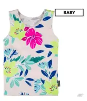 Bonds Baby Stretchies Sleeveless Chesty Singlet Top sizes 000 00 Floral Print