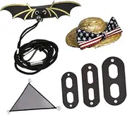 BESPORTBLE Set Lizard Leash Lizard Reptiles Rope Leash and Harness Iguana Cosplay Wings Terrarium Reptile Wing Harness Gecko Accessories Small Animal Hammock Lizard Vest Pet Non-Woven Fabric