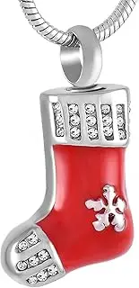 DOTUIARG Stainless Steel Memorial Urn Jewelry with Ashes from Loved Ones Keepsake Cremation Jewel