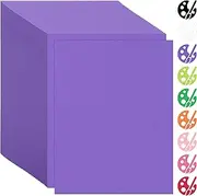40 Sheets Twilight Violet Cardstock - 8.5'' x 11'' Double-sided Cover Card Stock 65lb Printer Paper Perfect for Scrapbooking, Crafts, Business Cards 180gsm UAP25BK040