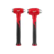 Milwaukee Dead Blow Ball Peen Hammer Set Overmold Anti-slip Handle (2-Piece)