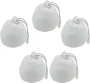 TOOYFUL 5 Pieces Chalk Ball Bag Drawstring Bag with Buckle Nonslip Powder Packaging Sock for Bouldering Gym Gymnastics Deadlifting Weightlifting