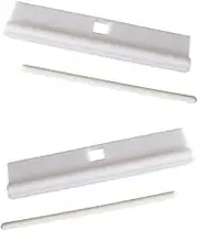 DIY Adjustable Vertical Blind Hanger 3.5” (89mm) Replacement White Hangers for Slats Louvre First blinds Vertical Blind Accessories Slats Spare Parts Bottom Weights Slats Pack of 20.