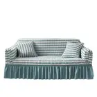Elosung Elastic Sofa Cover Dual Colour Blue (305 X 360Cm) Slipcovers