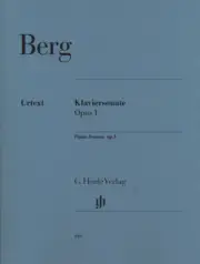 Henle Urtext Berg Piano Sonata Op. 1 51480819