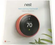 SEALED: Google Nest 3rd Generation Program WiFi Thermostat Copper Color T3021US