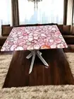 Radiant Orange Agate Stone Slab–Coffee Table, Kitchen Island Countertop table