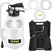 VEVOR Transmission Fluid Pump 2 Way ATF Refill System Dispenser, Oil and Liquid Extractor 10 Liter Large Capacity, Automatic Transmission Fluid Pump Tool Set with 14 Pieces ATF Filler Adapters