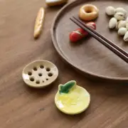 Cute Japanese Ceramic Decorative Chopsticks Holder Racks Spoon Fork Rest Tool