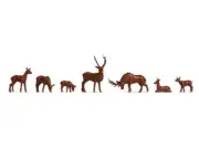 NOCH TT Scale Deer (7 figures)