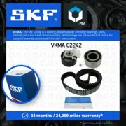 Timing Belt Kit fits FIAT PALIO 178 1.6 96 to 12 Set SKF 16108921 46554826 New