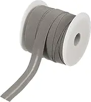 uxcell 3/4 Inch Single Fold Bias Tape Polyester Continuous Bulk Bias Tape Roll for Sewing, Seaming Quilting Hemming Binding Crafts (Coffee 25 Yards)