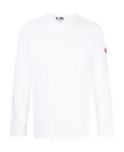 Comme des Garçons Play X The Artist Invader Crewneck T-Shirt S,XL,L,M,XXL White