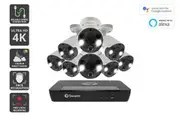 Swann 16 Channel 2TB NVR with 8 x 4K Ultra HD Spotlight Security Cameras System (SONVK-1686808FB)
