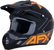 AFX Matte Black Orange FX17 Aced Helmet - 2XL - 0110-6508