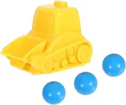 Hohopeti 1 Set Car Jigsaw Puzzle Balls Board Games Puzzle Ball Attachments Preschool Tower Maze Puzzle Road Builder Games Juggling Balls Plastic Yellow