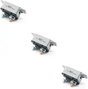 HOMSFOU 3pcs Circuit Breaker 50a 24v Manual Reset for 12v/28v Dc Systems for Battery Audio Automotive Trucks Marine Trolling Motors Ip66