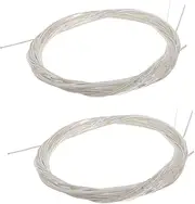TOYANDONA Bass Replacement Strings 2 Sets Nylon Classical Strings Silverplated for Guitar Maintenance