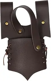 WATIIFUFU Medieval Leather Sword Frog Holder for Cosplay Stage Performance Halloween Costumes Durable Design Comfortable Fit for Viking Knight Outfits
