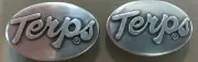 Lot of 2 University of Maryland Terps Conchos with Screws