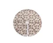 Christmas Fabric Elk Print Christmas Tree Bottom Decorative Tree Skirt, Size:60cm