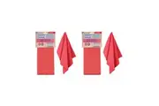 2x White Magic Reusable 70x50cm Tea Towel Absorbent Cleaning Drying Cloth Coral