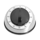 60 Minutes Stainless Steel Kitchen Timer Mechanical Wind-Up Egg Timer Reminder