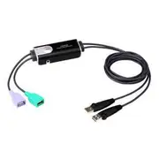 Aten 2-Port USB Boundless Cable KM Switch