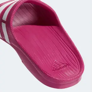 ADIDAS DURAMO SLIDE 女鞋 拖鞋 一體成形 防水 桃紅 【運動世界】 G06797