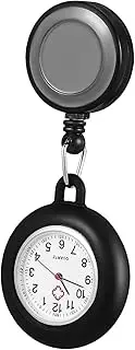 [SAFIGLE] Nurse Table Retractable Nurse Watch Nursing Watches Nurse Fob Watch Clip-on Pocket Watch Nurse Watch Clip on Second Hand Watch for Nursing Pocket Hanging Watch Watches Nurses Teen