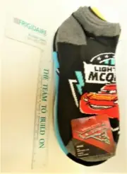 Disney/Pixar CARS NO-SHOW Socks Women-Big Kids Size M/L, 3-10 NEW 6 Pairs Sox