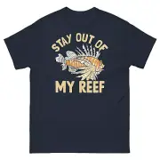 Stay out of My Reef Lionfish Saltwater Fish Ecosystem Men's Classic Tee