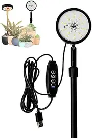 Growing Lights for Indoor Plants - 27.5 Inches LED Grow Light with 8 Brightness - Sunlike Growing Light Full Spectrum Indoor Grow Lamp for Living Room Bedroom Balcony
