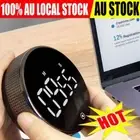 LED Digital Countdown Magnetic Alarm Clock Kitchen Timer Cooking Study Stopwatch