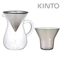 在飛比找momo購物網優惠-【Kinto】SCS手沖咖啡壺組600ml
