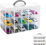 YYDS Storage Case for 30 Hot Wheels,Toy Car Storage Organizer Case for Matchbox Cars,Display Carrying Container Holder for Mini Toys