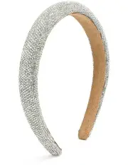 [Morgan & Taylor Mini] Mini Hailey Headband in Iridescent Silver